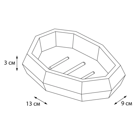 мыльница fixsen flat fx-290-4