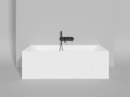 ванна из искусственного камня salini orlando 170х70х60 s-stone 102021m белый матовый