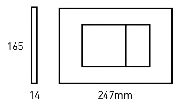 кнопка для инсталляции bocchi piave 8200-0022 цвет белый