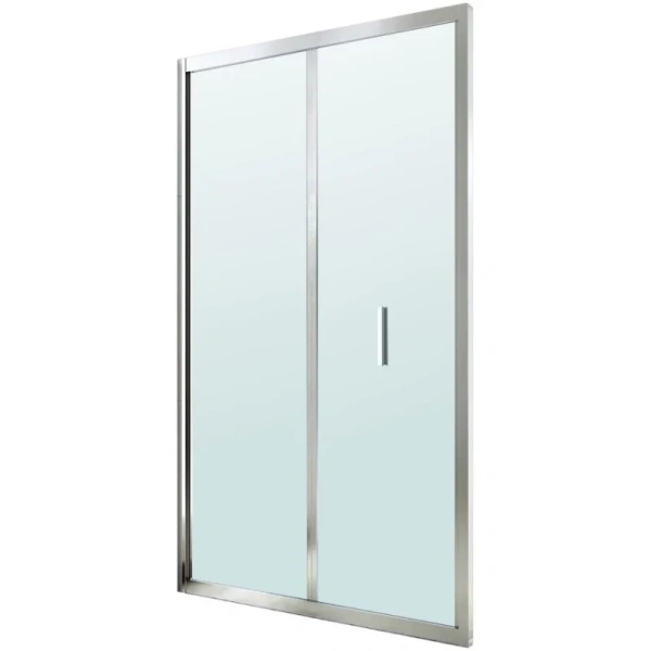 душевая дверь berges legos ls-4 062028 90 см, профиль хром, стекло прозрачное